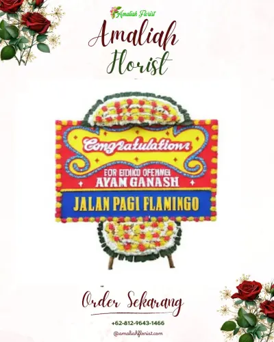 Bunga Papan Congratulation di Pegandon